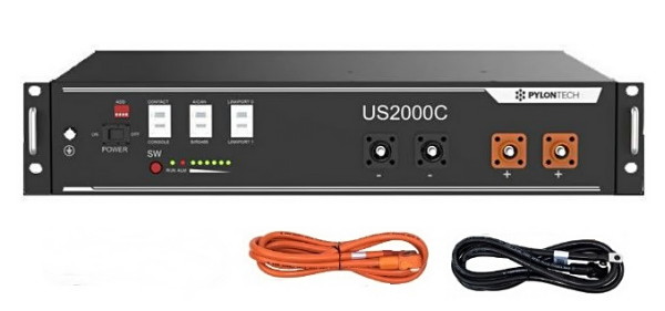 bateria litio pylontech us2000c 48v 2.4kw