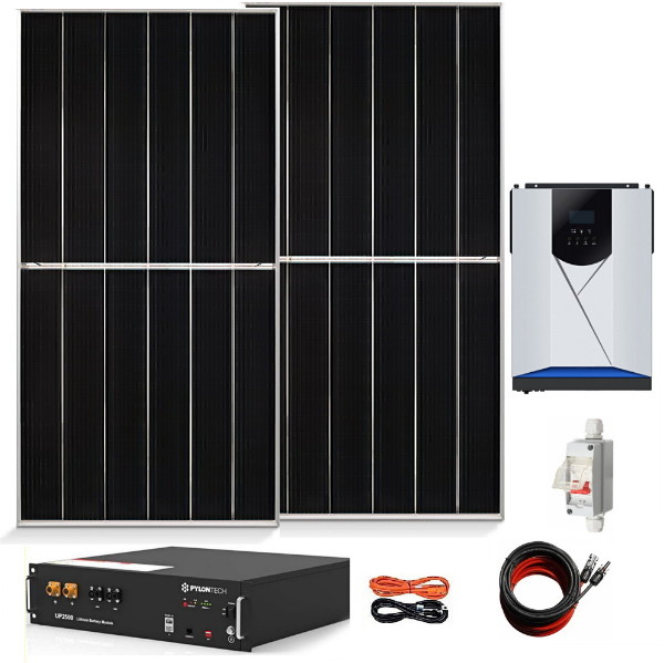 equipo solar para casa de campo