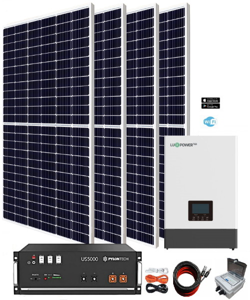 kit solar aislada litio