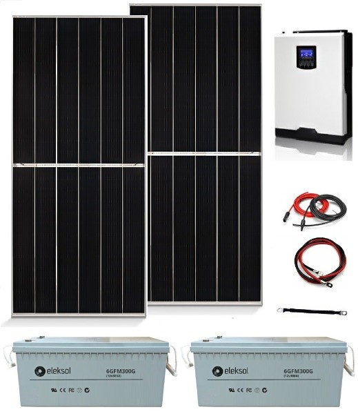 kit solar casa campo