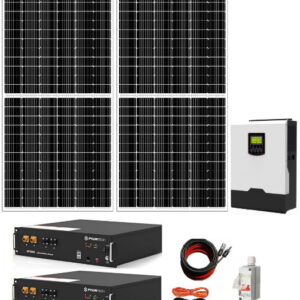 kit solar con baterías de litio