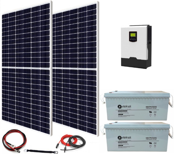 kit solar casa de campo