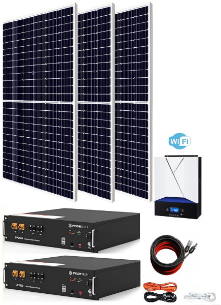 kit solar para casa de campo leroy merlin