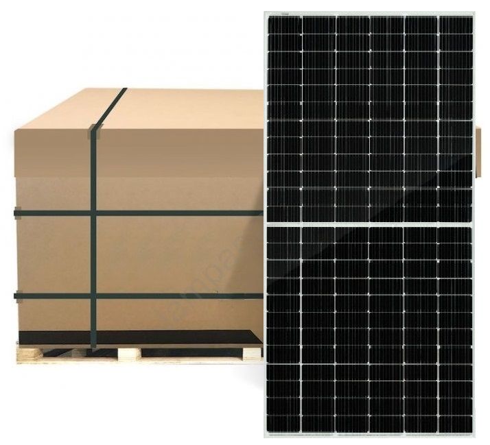 palet de placas solares