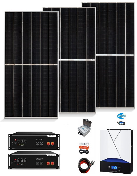 placas solares con baterías