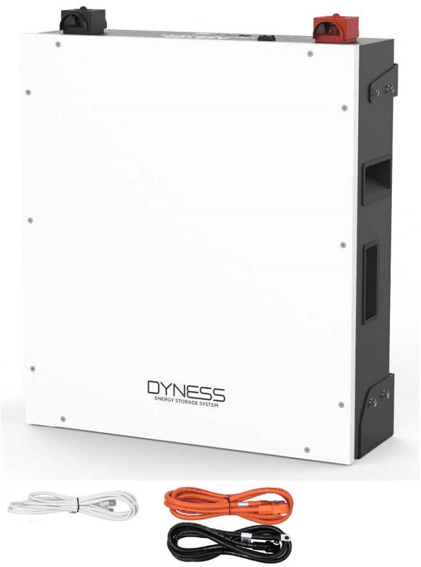 bateria de litio dyness a48100 4.8kw cables 1