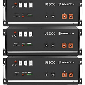 3 BATERÍAS DE LITIO PYLONTECH US5000 48V 4.8KW